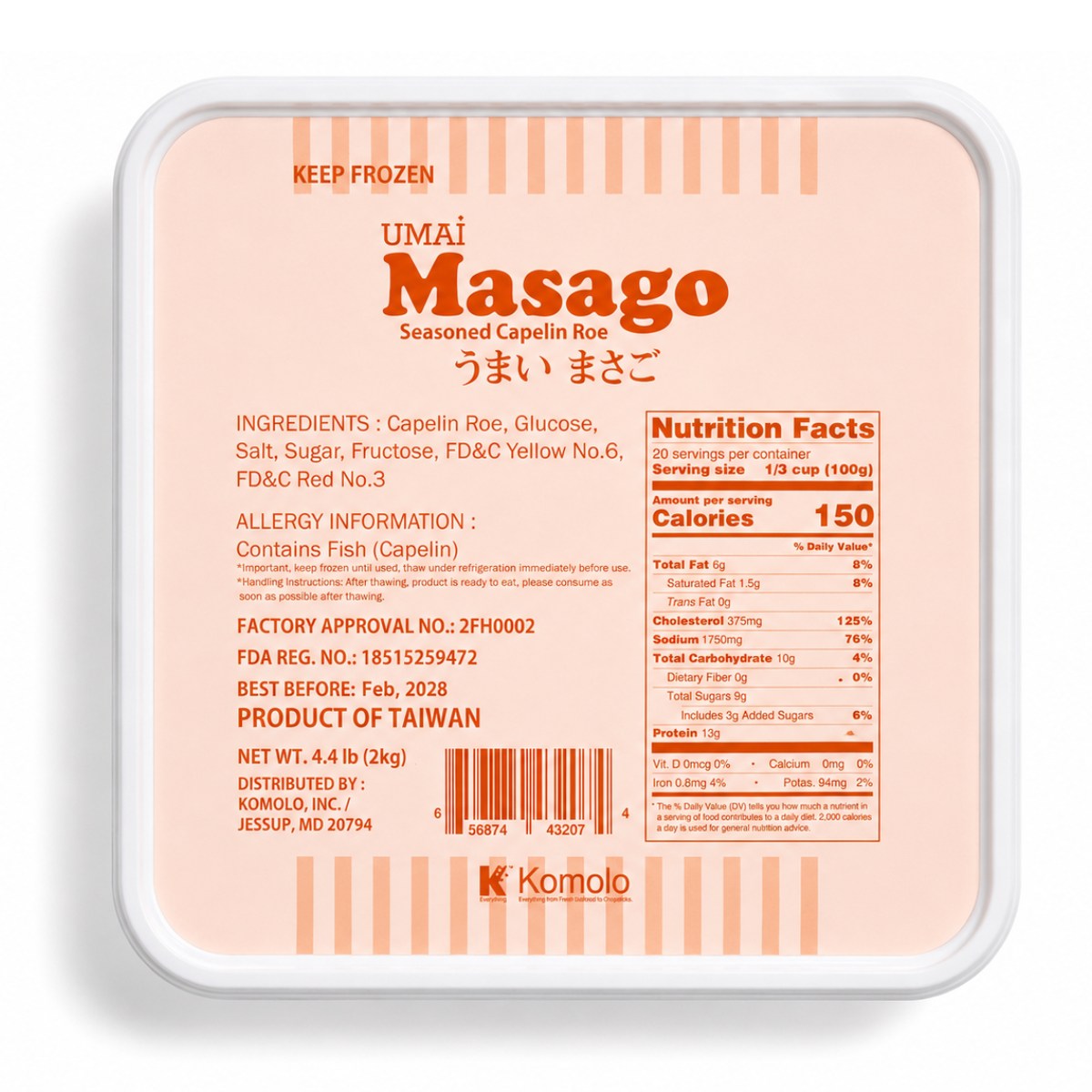 Umai Masago Orange