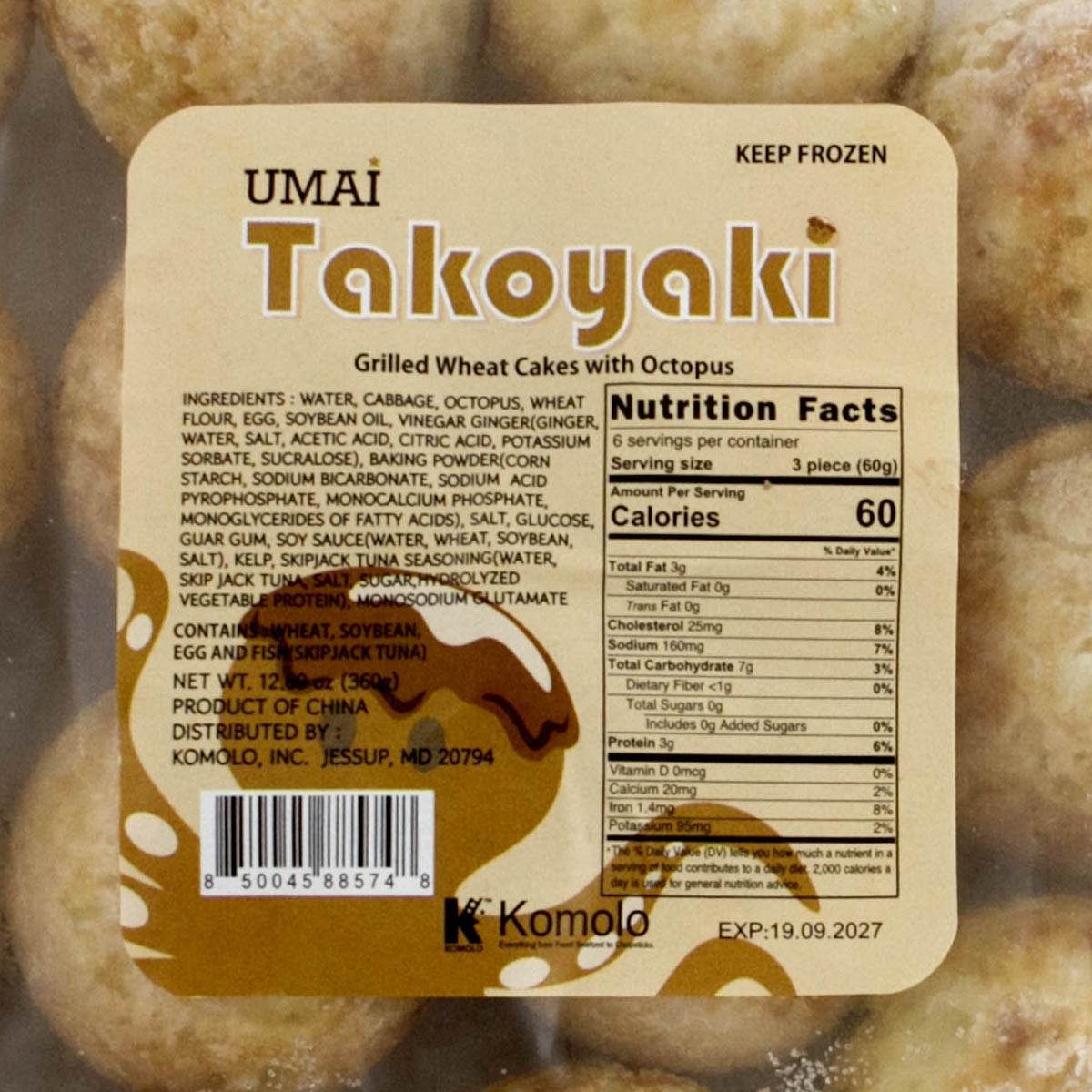 Umai Takoyaki (Grilled Wheat Cakes with Octopus)