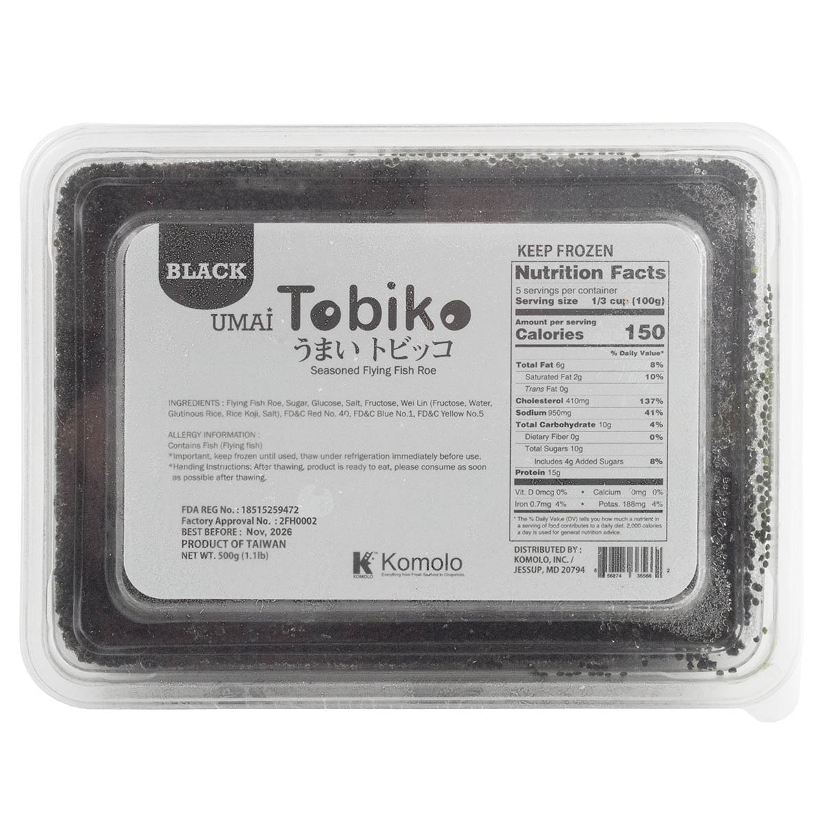 Umai Black Tobiko
