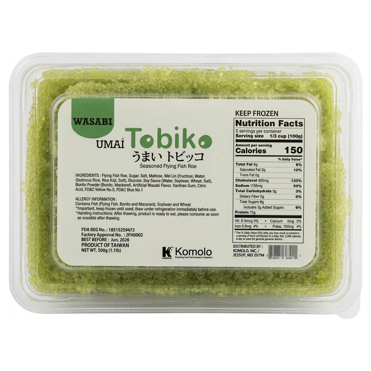 Uma Green Tobiko
