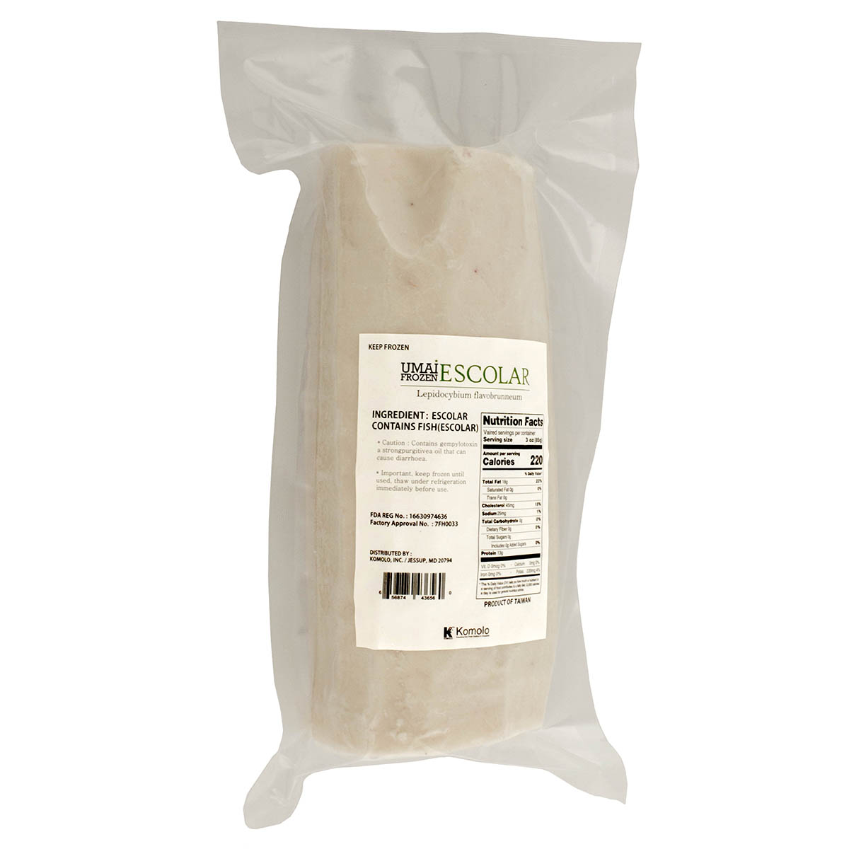Umai Escolar Single (White Box)